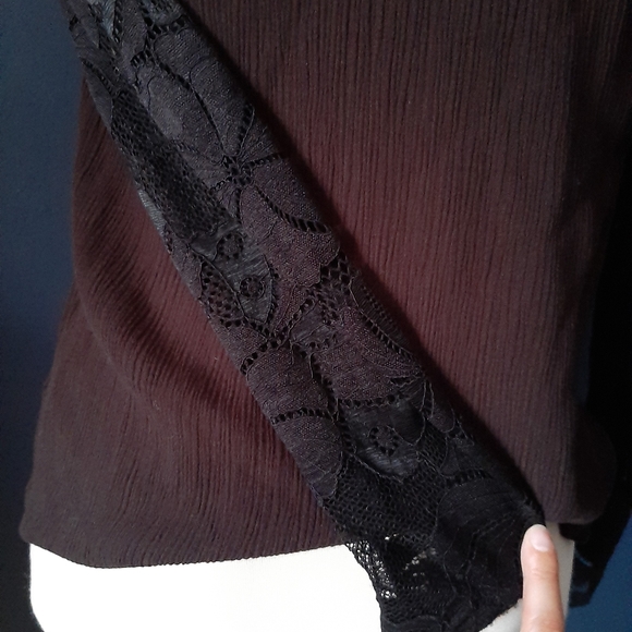 Romeo and juliet couture black lace top - Picture 2 of 5